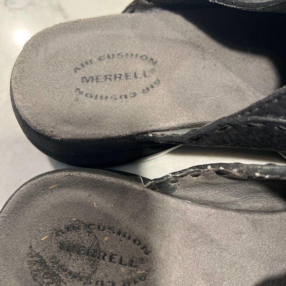 Merrell Air Cushion Women's Open Back Outdoor Indoor Comfort Slip On Shoes Sz 9 - Picture 7 of 8